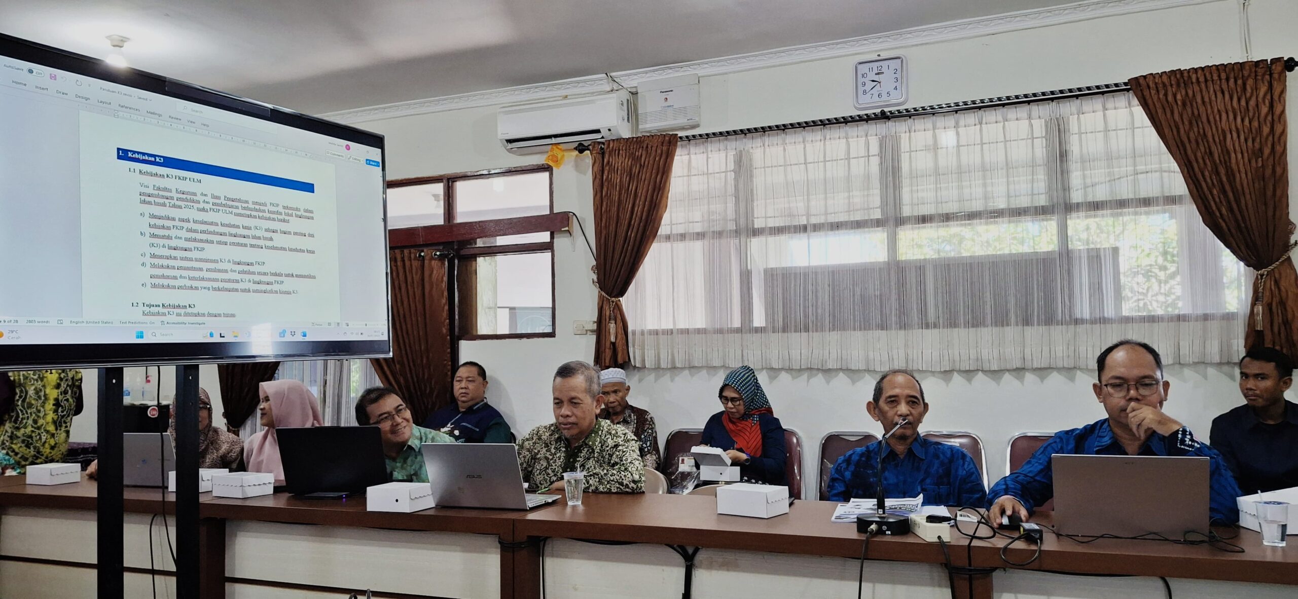 Laksanakan Kendali Mutu, Senat FKIP ULM Bahas Sejumlah Pedoman Mutu Bersama UPM