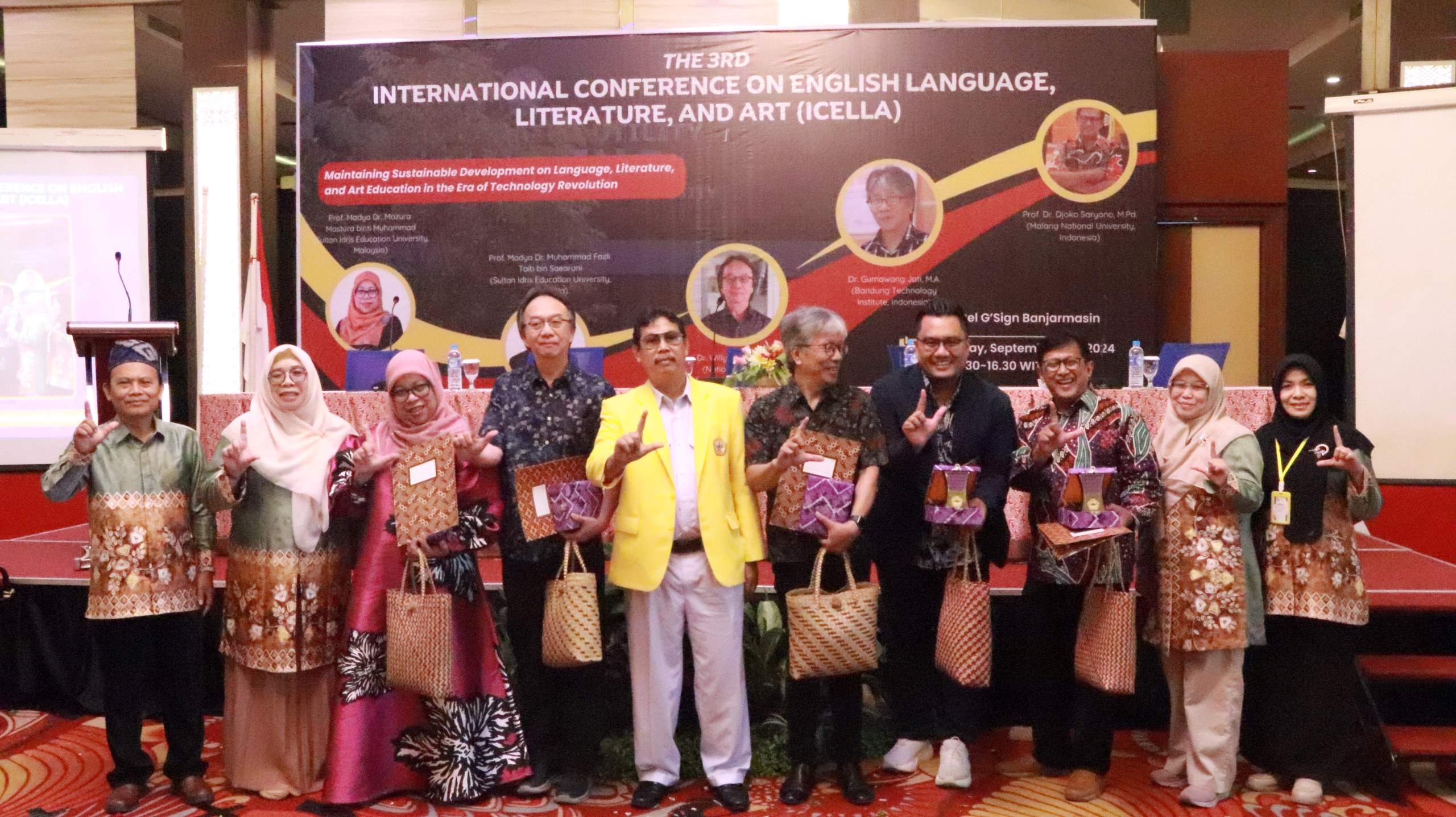 JPBS FKIP ULM Sukses Laksanakan Konferensi Internasional ke-3 ICELLA